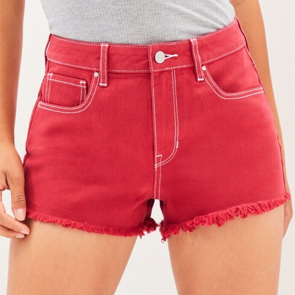 PacSun Pants - Pacsun Red Festival Shorts